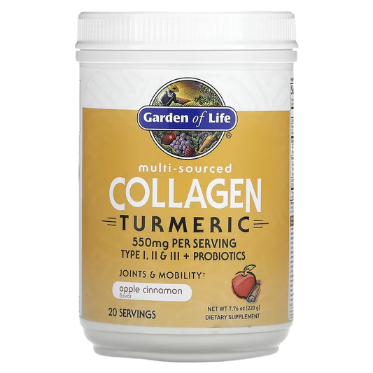 Garden of Life - Collagen & Turmeric powder (Apple Cinnamon) - 7.7 oz