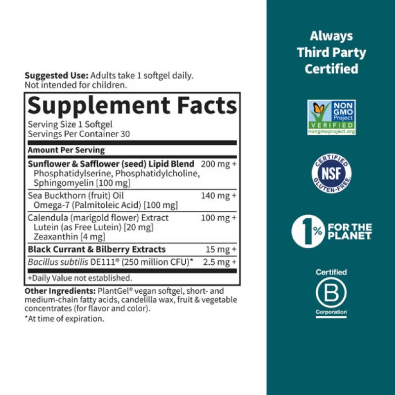 Garden of Life - Herbals Eye Health - 30 Softgels