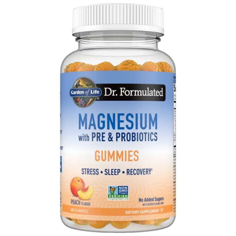 Garden of Life - Dr. Formulated Magnesium Gummies - 60 Peach Gummies