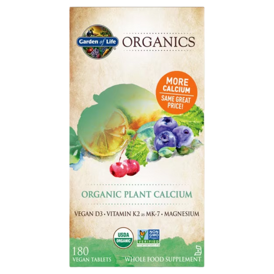 Garden of Life - Mykind Organics - Plant Calcium  - 180 Capsules