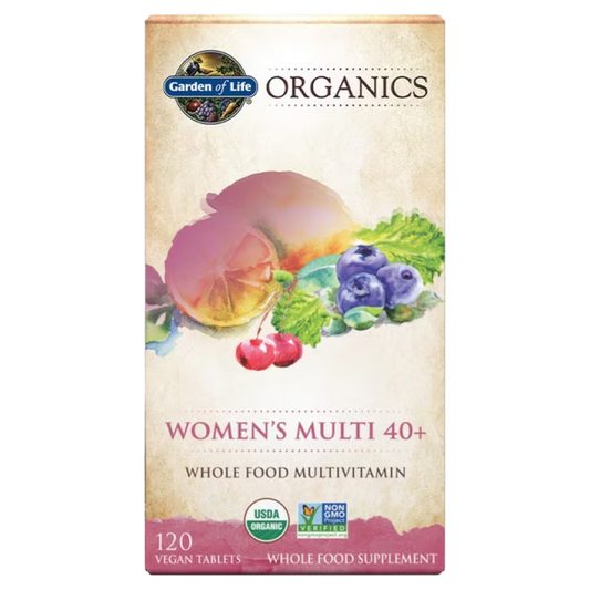 Garden of Life - Organics - Women's Multi 40+ - 60 Vegan Tablets