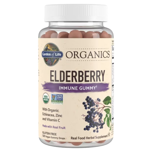 Garden Of Life - Organics Elderberry Immune Gummy - 120 Vegan Gummies