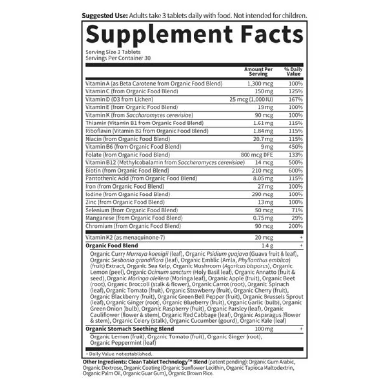 Garden of Life - Organics Prenatal Multi  - 90 Tablets