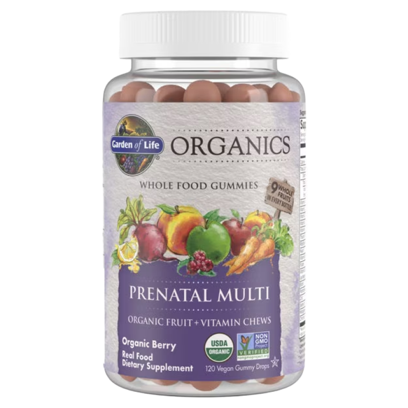 Garden of Life - Organics Prenatal Multi - Berry Gummies - 120 Gummies