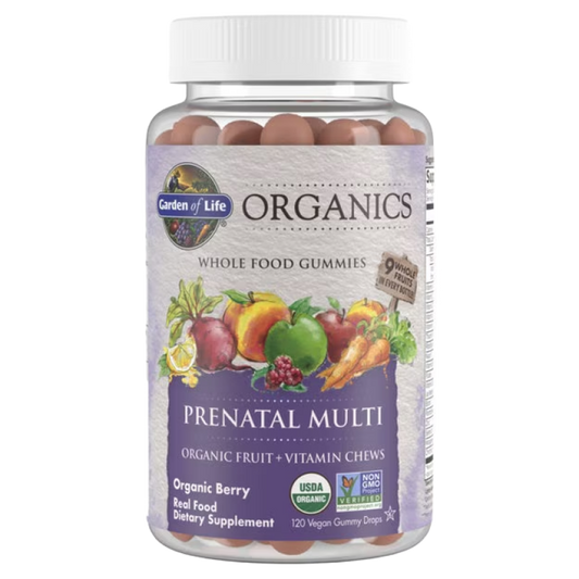 Garden of Life - Organics Prenatal Multi - Berry Gummies - 120 Gummies