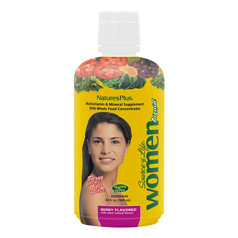 NaturesPlus - Source of Life Women Liquid Multivitamin (Mixed Berry) - 30 oz