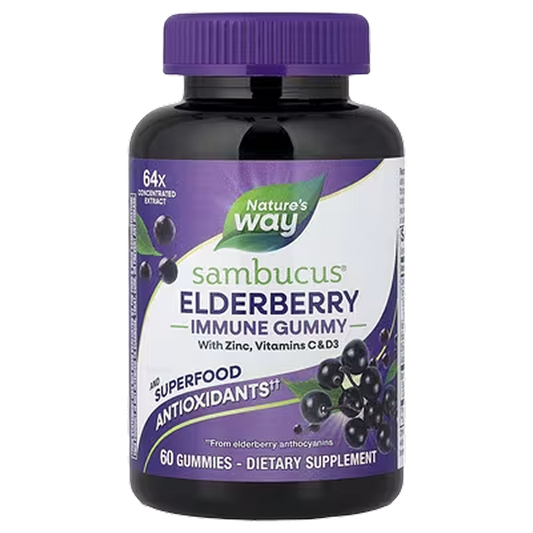 Nature's Way - Sambucus Immune Support Gummies - 60 Gummies