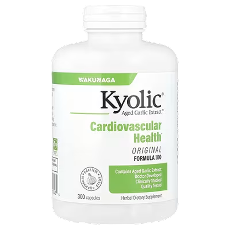 Kyolic - Aged Garlic Extract Cardiovascular Formula - 300 Capsules.