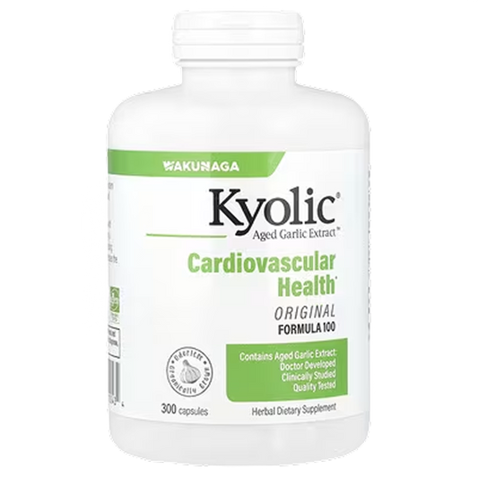 Kyolic - Aged Garlic Extract Cardiovascular Formula - 300 Capsules.