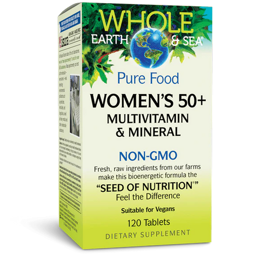 Whole Earth & Sea - Women's 50+ Multivitamin & Mineral - 120 tablets