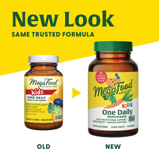 Megafood - Kids One Daily - Daily Multivitamin - 60 tablets