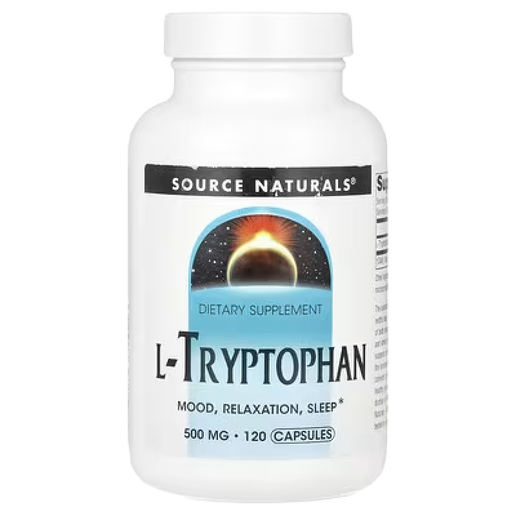 Source Naturals - L-Tryptophan - 120 Capsules