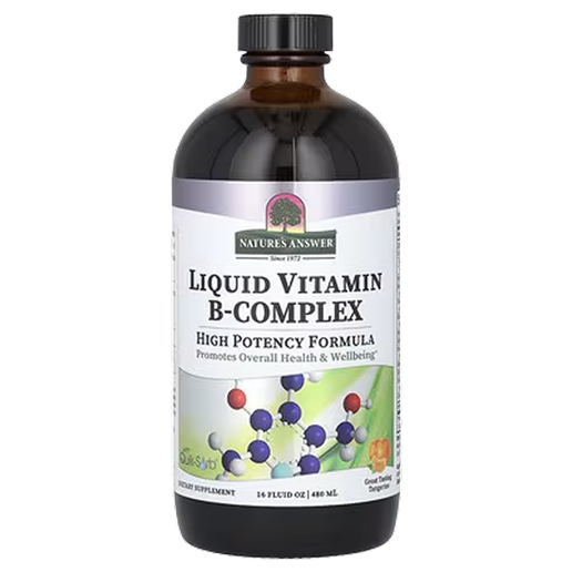 Nature's Answer - Liquid Vitamin B-Complex (Tangerine Flavor) - 16 Fl oz