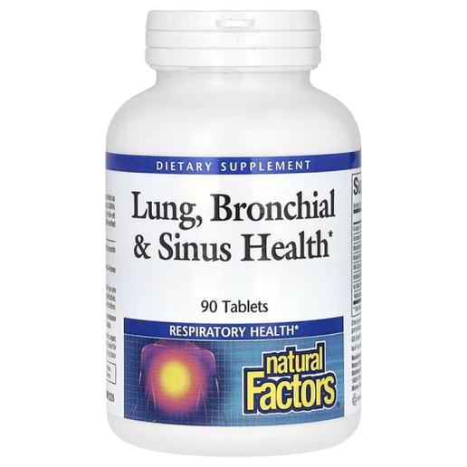 Natural Factors - Lung, Bronchial & Sinus Health - 90 Tablets