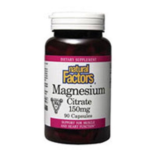 Natural Factors - Magnesium Citrate 150 mg - 180 capsules