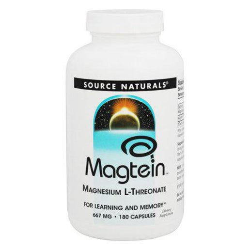 Source Naturals - Magtein Magnesium L-Threonate 667 mg.