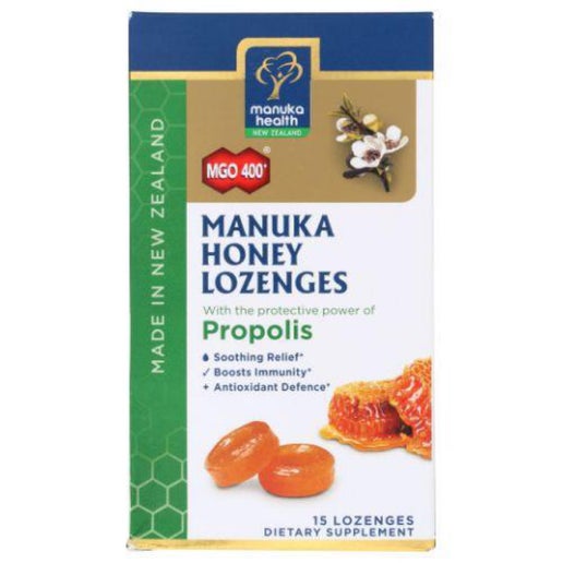 Manuka Health, MGO 400+ Manuka Honey Lozenges with Propolis