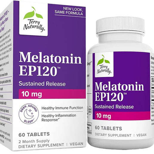 Terry Naturally - Melatonin EP120 (10mg)- 60 tablets