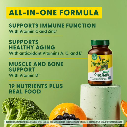 Megafood - Men's 55 + Daily Multivitamin - 60 tablets