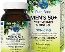 Natural Factors - Whole Earth & Sea - Men's Multivitamin & Mineral - 60 Tablets