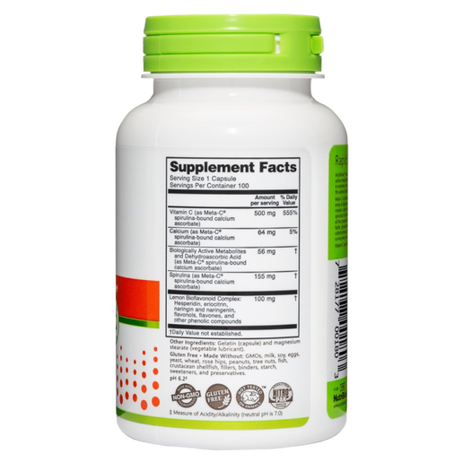 Nutribiotic Meta-C Buffered Vitamins C - 250 capsules
