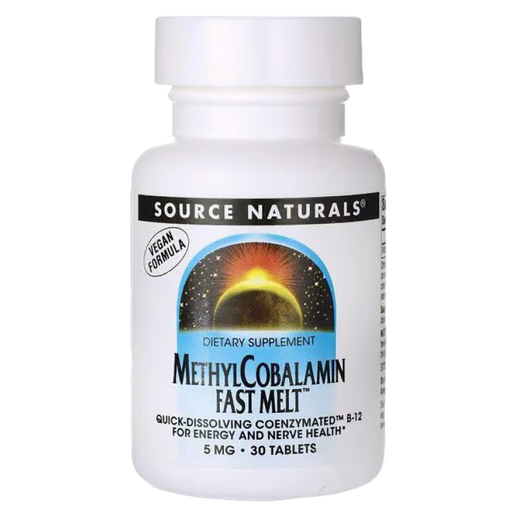 Source Naturals - Methylcobalamin Fast Melt - 60 tablets 5mg