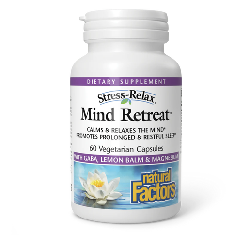 Natural factors - Stress-Relax Mind Retreat - 60 VCaps
