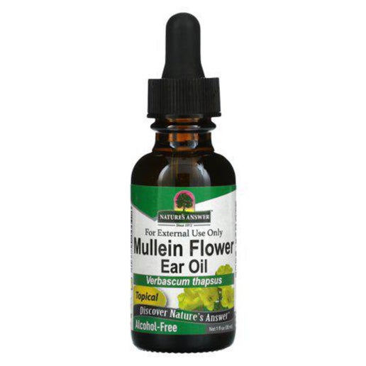 Natures Answer - Mullein Flower Ear Oil - 1oz