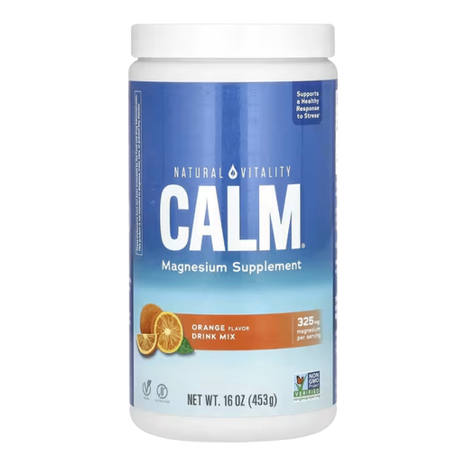 Natural Vitality - CALM Magnesium Supplement (Orange) - 16 oz