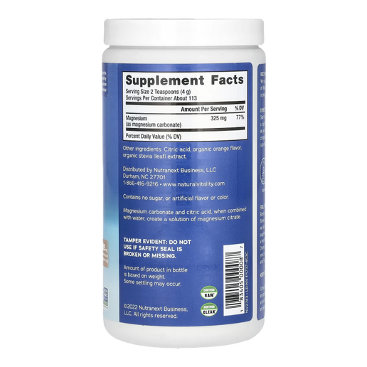 Natural Vitality - CALM Magnesium Supplement (Orange) - 16 oz