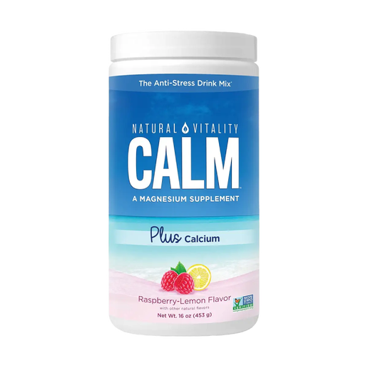 Natural Vitality - Calm Plus Calcium (Raspberry Lemon Flavor)16oz