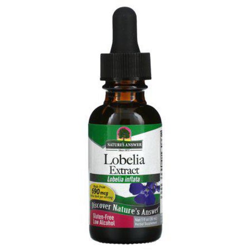 Nature’s Answer - Lobelia Herb Glutenfree, Alcohol-Free 1oz