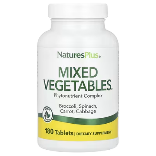 NaturesPlus - Mixed Vegetables - 180 Tablets