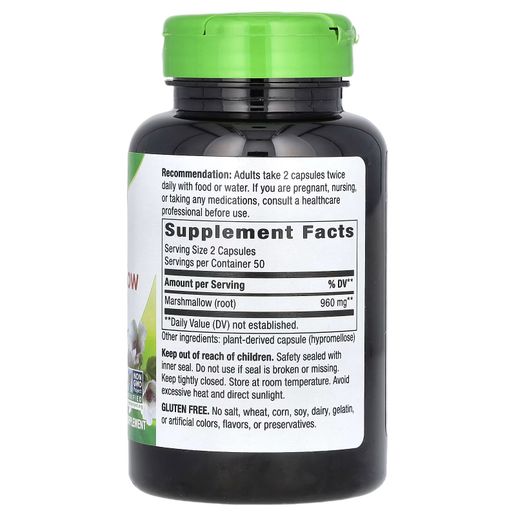 Nature's Way - Marshmallow Root - 100 capsules