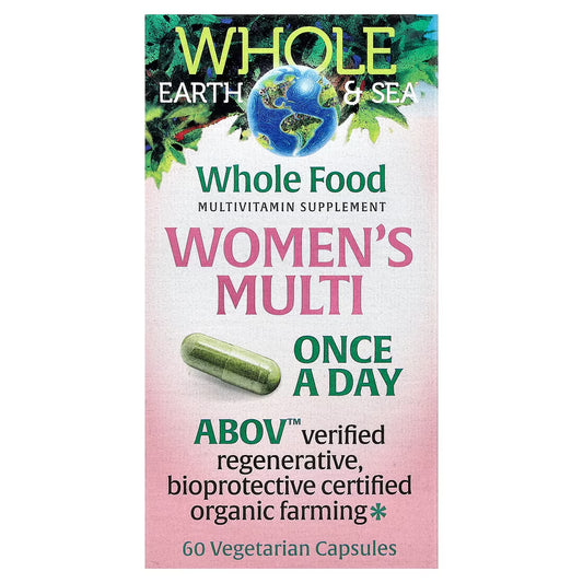 Natural Factors - (Whole Earth & Sea) - Women's Once a day Multivitamin - 60 VCap