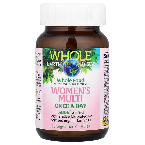 Natural Factors - (Whole Earth & Sea) - Women's Once a day Multivitamin - 60 VCap