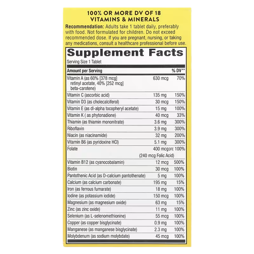 Nature's Way - Alive! Once Daily Ultra Potency Multivitamin - 60 tablets