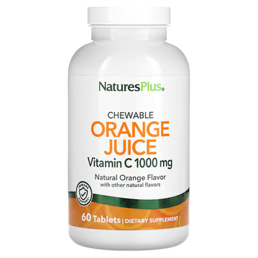 NaturesPlus - Orange Juice Vitamin C Chewables 1000mg - 60 Tablets