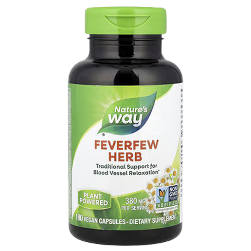 Nature's Way - Feverfew Herb - 180 Capsules