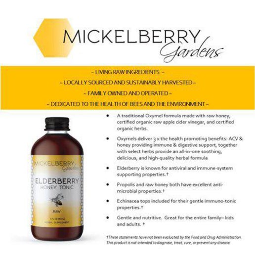 Mickelberry Gardens - Elderberry Honey Tonic - 8 oz