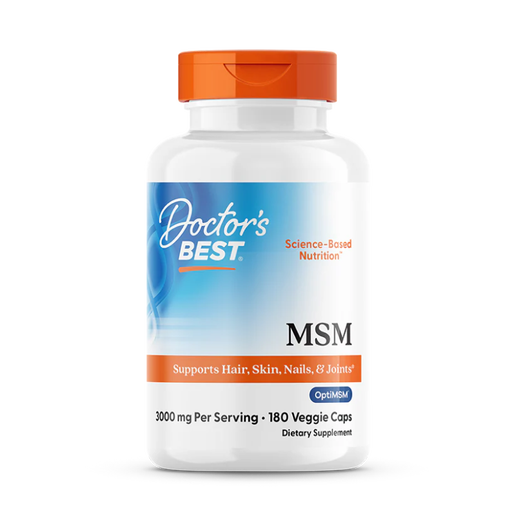 Doctor's Best - MSM with OptiMSM - 180 capsules