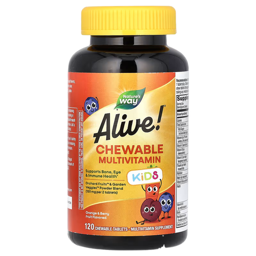 Nature's Way Alive Children's chewable multivitamin - 120 Chewable Tablets