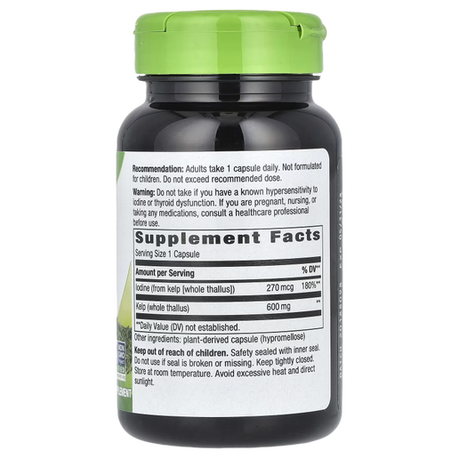 Nature's Way - Kelp Whole Thallus - 100 VCaps