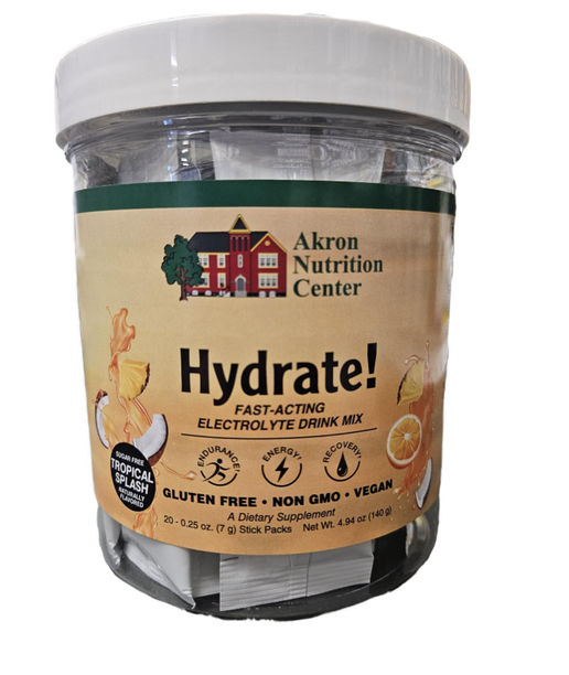 Akron Nutrition Center - Hydrate packets (Tropical Splash) - 20 Packets