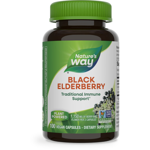 Nature's Way Black Elderberry - 100 Capsules