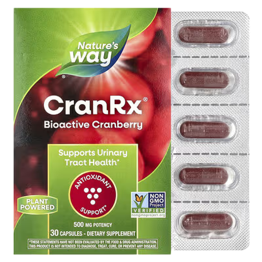 Nature’s Way - CranRx Bioactive Cranberry (Urinary Health Support) - 30cap.