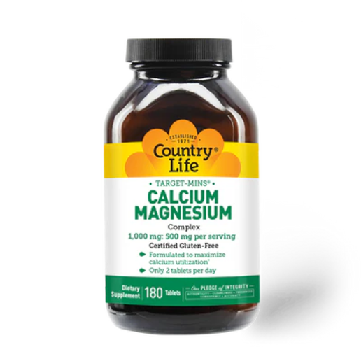 Country Life - Target-Mins Calcium Magnesium -180tbs