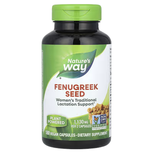 Nature's Way- Fenugreek Seed - 180 capsules