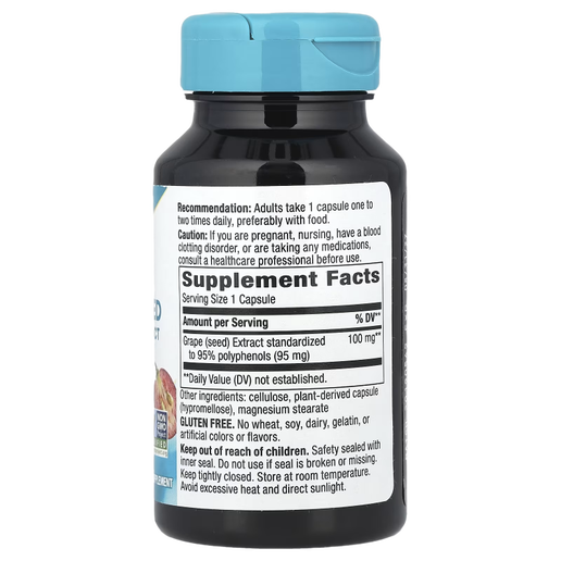 Nature's Way - Grape Seed Extract - 60 Capsules