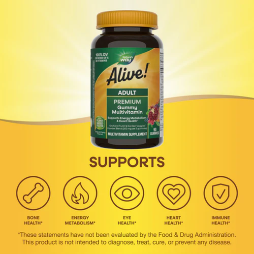Nature's Way Alive! - Adult Gummy Multivitamin - 90 Gummies